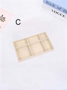 7 pièces Plateau de bijoux en velours beige - avec doublure intérieure douce - Plateau d'affichage rectangulaire multicouche, Présentoir de rangement de bijoux empilable en velours de couleur beige, Plateau de bijoux en matériau velours, Boîte de rangement de bureau rectangulaire à plusieurs compartiments, Empilable, Boîte de rangement de type tiroir pour boucles d'oreilles, bagues, colliers, bracelets et épingles