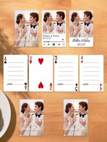 Customized Playing Cards, Support Photo Customization, Can Upload Photos, Fun Party Supplies, Photo Playing Card Gifts. Suitable For Weddings, Birthday Parties, Family Gatherings, Parties, Graduation Ceremonies And Other Holiday Parties, It Is An Excellent Gift For Loved Ones, Fathers And Friends. - Multicolor - View 6