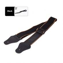 可调节舒适吉他背带 - 编织尼龙材质，黑色，带拨片夹，防滑减震，提升演奏体验，舒适多功能设计，适合专业音乐家、音乐教师和吉他爱好者。 - 彩色 - 查看 8