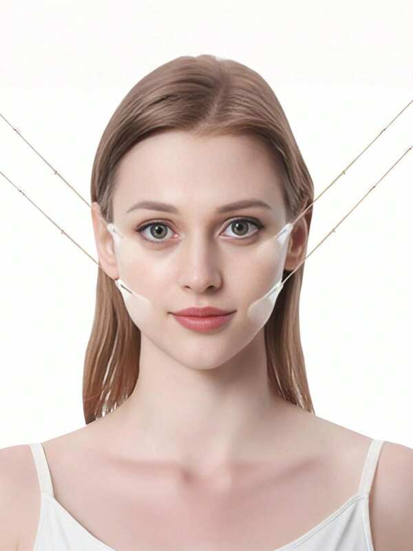 10 bucăți bandă facială neparfumată, reutilizabilă, inodoră și 4 benzi elastice reglabile - Ideală pentru gât, bărbie, bărbie dublă - Perfectă pentru uz cosmetic și medical, adezivă medicală | Bandă elastică | Bandă elastică