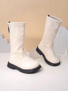 女童及膝靴，新款秋冬时尚英伦风儿童长靴，大童公主马靴，可爱校园高筒靴