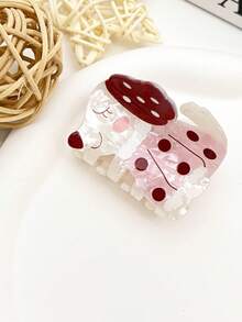 发夹 1 件女式新款渐变色恐龙夹卡通可爱小恐龙发夹后脑勺发尾发夹配饰发饰优雅爪夹，学校用品，学院秋季配饰秋冬度假装女士 - 彩色 - 查看 21