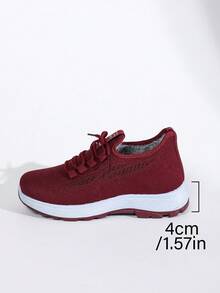 "Round Toe Slip-On Platform Shoes Winter 2025 New Export Women's Thermal Lined Warm Parent Shoes Wholesale Casual Outdoor Boots Cross-Border Snow Boots" - Red - View 9