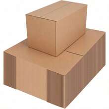 30 paquete de cajas de cartón, caja de embalaje de cartón corrugado pequeña para envíos, caja de embalaje para regalo sorpresa, caja de almacenamiento personal, caja de embalaje para pequeños negocios, color marrón - Multicolor - Ver 4