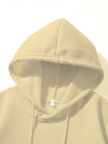 Sudadera con Capucha Temática K-Pop para Hombres - Edición Limitada con Estampado de Letras (Grupos K-Pop) | Abrigo de Invierno para Fiestas de Navidad, Eventos de Año Nuevo y Regalos para Fans de K-Drama | Sudadera Suave y Casual para Outfits de Cultura Pop Coreana - Albaricoque - Ver 4