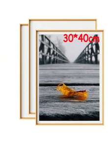 Modern tunn fotoram i aluminium 30x40cm A4 40x60cm, ramlös metallram med smal kant, tunn, rostbeständig metallram för affischer, canvas och certifikat, modernt hem, bröllopsfotodisplay, väggkonst i studio, företagsprisram, kontorsgalleridekor (guld/silver/roséguld/svart) - Multifärgad - Visa 20