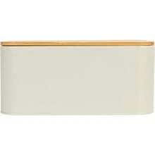 Bloomingville Metal Bread Bin With Bamboo Lid - 灰色的 - 查看 5