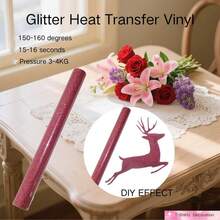 Glitter Heat Transfer Vinyl - Easy To Cut And - Multicolor - View 43