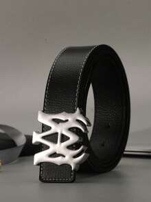 Thắt lưng nam đa năng, khóa trơn, kiểu dáng công sở thường ngày, màu đen, bản rộng, thời trang cho sinh viên. - Nhiều màu - Xem 5