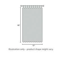 RYB HOME 100% Blackout Curtains For Sightlight Window, Linen Textured Blend Privacy Front Door Curtain Blinds For French Door Kitchen Living Room Doorway, W 12 X L 69 Inch, Beige, 1 Panel - Beigeinch - View 10