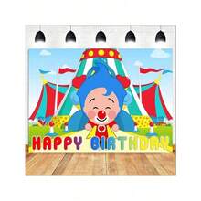 Cartoon Plim Party Decoration Cute Pig Tapestry - As shown in the figure - View 1