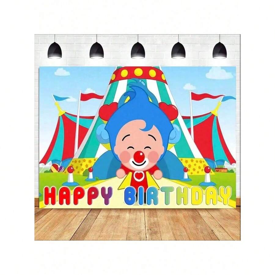 Cartoon Plim Party Decoration Cute Pig Tapestry - As shown in the figure - View 1