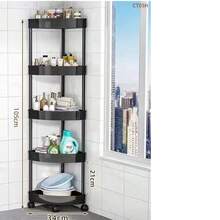 Rafturi de colț cu 3/4/5 niveluri, suport pentru haine din plastic impermeabil și rezistent la rugină, organizator de rafturi pentru pantofi pentru bucătărie și living, alb/negru