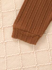 4pcs Set, Casual & Cute Baby Boy Clothes, Soft & Comfortable Infant Baby Boy Outfits, Letter Print & Embroidered Baseball Graphic Colorblock Sweatshirt And Elastic Waist Pants Set, Baby Boy Clothing, Baby Boy Autumn Wear, Suitable For Daily, Holiday, Party, Outing - Multicolor - View 9