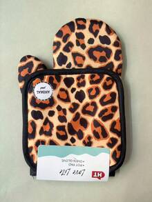 2 Pcs Thickened Oven Mitts And Heat Pads, Oven Microwave Insulated Gloves, High Temperature Resistant Restaurant Insulated Gloves Insulation Mat, Baking Gloves Set,Oven Mittshome Essentials,Kitchen Accessories,Kitchen Essentials,Kitchen Decor,Heat Resistant Mat,Oven Gloves,Kitchen Accessories