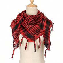 1 件，战术沙漠围巾男士颈巾男士棉质阿拉伯流苏围巾，沙漠战术围巾纯棉男女款 - 彩色 - 查看 4