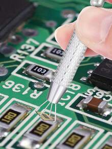 1 件不锈钢平背耳环佩戴工具 - 锥形穿孔抓取工具，用于更换珠宝，适用于耳朵、鼻子、嘴唇抓取