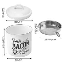 Fat Separator Strainers - White - View 2