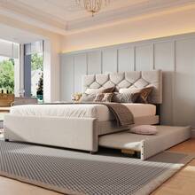 Mattresses - Beige + Velvet + 140cm*200cm - View 3