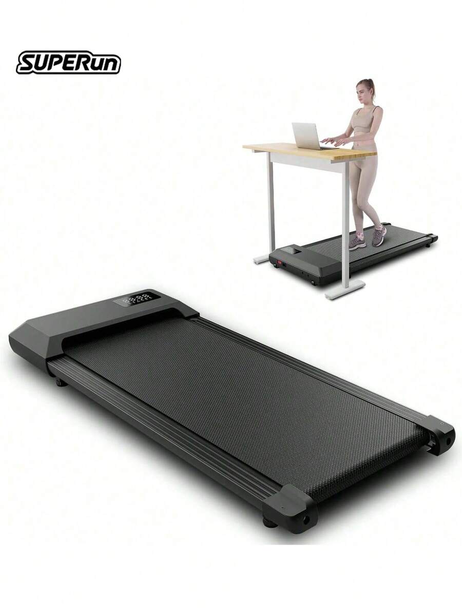 Under Desk Treadmill 2.5PS Treadmill For Home And Office Treadmill Desk With APP LCD Display