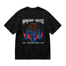 Camiseta de Halloween espeluznante de seta fantasma estilo Cottagecore para mujeres y hombres. 100% Algodón. Impresión de un solo lado. Camiseta negra de manga corta. Feliz Regalo de Pascua para Familia y Amigos. Tallas S-XXXL. 1 pieza. Peso de la tela 180g - Negro - Ver 2