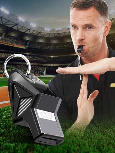 High-Pitch Whistle Physical Education Teacher Basketball Football Volleyball Referee Match Whistle Outdoor Sports Lifesaving Swimming, With 1 Lanyard, 1 Wrist Rope, 3 Mouth Guards, Storage Box 1 Whistle, Professional Sports Whistle With Lanyard, Very Loud No Pea Whistle, Suitable For Coaches, Referees, Lifeguards, Multiple Colors