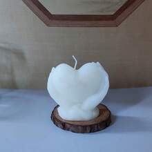 1pc Heart-Shaped Aromatherapy Candle, Home Decor Ornament
