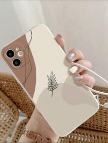 Plant Floral Soft Silicone Wrist Strap Case, Anti-Drop Protective Cover Compatible With Apple Phones - Multicolor - View 4