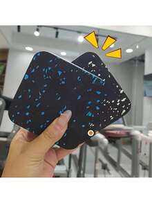 4 Heavy-Duty Shock-Absorbing Treadmill Mats, Non-Slip Sports Floor Mats, Noise Reduction Mats, Household, Commercial Places, Carpets, Wooden Floors, Etc., Treadmills, Fitness Equipment, Yoga, Weightlifting Floor Protection Mats