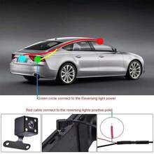 Universal Car Rear View Camera 4 LED HD Night Vision Reversing Reverse Parking Waterproof Auto Backup Camera Monitor Monitoring