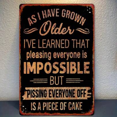 1pc Vintage Wooden Sign, 5.9x7.87 Inches, Outdoor Wall Decor, Wooden Decoration, Suitable For Home, Bar, Garage, Club, Restaurant, Cafe, Garden, Porch, Street Art