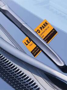 50pcs 56D Sheets You Parked Like An Business Cards, Writable Bad Parking Cards, Illegally Parked Multi Reasons, No Permit Area Violation Warning Notice.Back To School.School Supplies