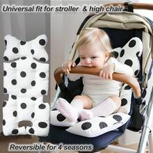 ICOPUCA 婴儿推车座垫，柔软透气，加厚设计，3D网眼，通用型婴儿推车垫，高脚椅套，男女宝宝均适用 - 彩色 - 查看 17
