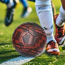 1 pieza Balón de fútbol de entrenamiento de tamaño 5 premium: Diseñado para la práctica en equipo al aire libre, deportes escolares y diversión. Duradero y perfecto como regalo para días festivos (Día del Maestro, San Valentín, Halloween, Navidad, Acción de Gracias)