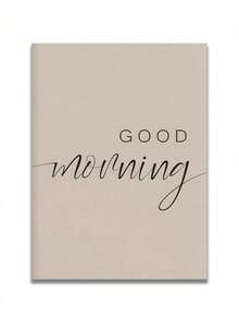 1/2 pièces, Peinture sur canevas sans cadre, Art moderne, Bonjour, Bonne nuit, Citations inspirantes, Mélange créatif noir et blanc pour la décoration de la pièce, Affiches murales, Décoration d'arrière-plan pour le salon et le canapé, Décoration du couloir et du hall d'entrée, Décoration de la maison, Décoration de la chambre à coucher, Décoration de la salle de bain, Décoration de la pièce, Décoration de bureau, Décoration scolaire, Cadeau artistique