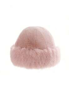 1pc New Mongolian Hat, Thick Fluffy Lined, Warm, Ear Protection, Versatile, Windproof, Suitable For Autumn/Winter Winter Gear