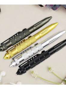 قلم تكتيكي، قلم للدفاع عن النفس للخارج، أداة للهروب من السيارة في حالات الطوارئ، قلم معدني للدفاع عن النفس، لوازم خارجية أخرى