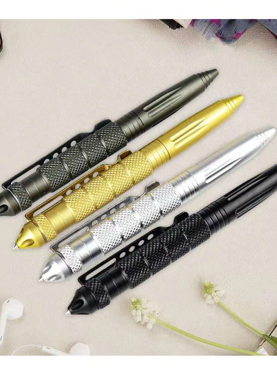 قلم تكتيكي، قلم للدفاع عن النفس للخارج، أداة للهروب من السيارة في حالات الطوارئ، قلم معدني للدفاع عن النفس، لوازم خارجية أخرى