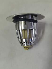 3 piezas Tapón de drenaje a prueba de olores para lavabo de baño, con núcleo de cobre refinado, tapón de drenaje de presión hacia abajo y atrapapelos, adecuado para lavabo y bañera, diseño de plástico duradero con tornillos de metal, accesorios de baño