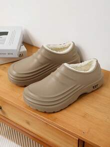 1 Pair Women's Anti-Slip, Waterproof, Oil-Resistant, Warm Lined, Durable Kitchen/Work Shoes With Soft Soles, Suitable For Hotel Kitchens And Food Factories