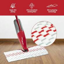 4-Pack Microfiber Spray Mop Refill Pads - Compatible With ProMist MAX Spray Mop Systems - 4 - View 2