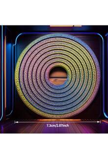 1pc 3D Fidget Ring Spinner Toy For Adults, Creative & Portable