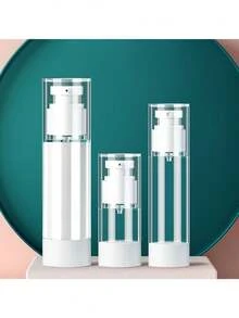 1pc Vacuum Compression Bottle, 15ML/50ML/100ML, Suitable For Lotion, Cosmetic Spray Bottle, Skincare, Shower Gel, Shampoo And Perfume Travel Portable Empty Bottle