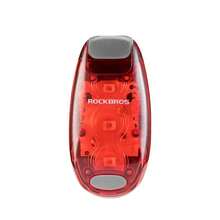 ROCKBROS 1pc Smart Bicycle Tail Light - Night Warning, Helmet Mounted, With Self-Adhesive Suction Cup - Red - View 7