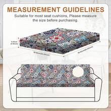 HANDONTIME 8Pcs Patio Cushion Covers Stretch Outdoor Couch Cover Cushions Outdoor Furniture Waterproof Patio Furniture Cover Pets Sofa Covers Washable (Khaki,Cover Only) - C:哦,我的天啊 - 查看 4