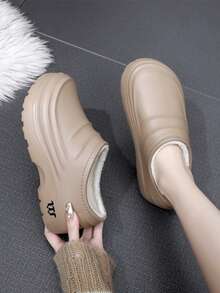 1 Pair Women's Anti-Slip, Waterproof, Oil-Resistant, Warm Lined, Durable Kitchen/Work Shoes With Soft Soles, Suitable For Hotel Kitchens And Food Factories