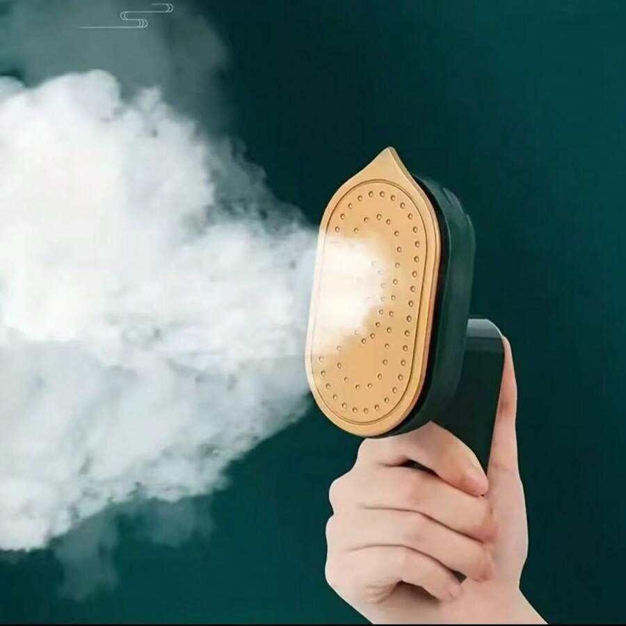 OBOVAY Ferro da stiro portatile a vapore per indumenti, elettrico domestico per uso umido e asciutto, piccolo e professionale, adatto per il viaggio