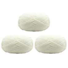 3pcs/(140-150g) 4-Ply Milk Yarn, Soft Crochet Knitting Yarn, Approx. 45g/Pc, For DIY Handmade Blankets, Sweaters, Scarves, Shawls, Suitable For All Seasons - Multicolor - View 14