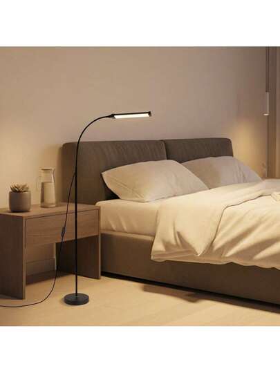 Eye Caring LED Vloer Lamp, USB Port, Bedroom Bedside Reading, Dimmable, St ing Moderne Minimalist Adjustable Lamp Living Room, Bedroom, Study, Creative Dimming Adjustment, Wand Lighting, Study/Reading Corner, Balcony/Leisure Photographer/Blogger, Rental Apartment/Small Space, Hotel/Homestay view 2