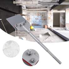 WUPYI2018 Spachtelmeißel SDS-Max, Fliesenmeißel 245 x 60 mm Meißel Meissel Bodenschaber für Abziehen von Farbe Teppich Fliesenkleber Fußbodenkleber PVC-Fliesen Linoleum - Silber - Übersicht 6